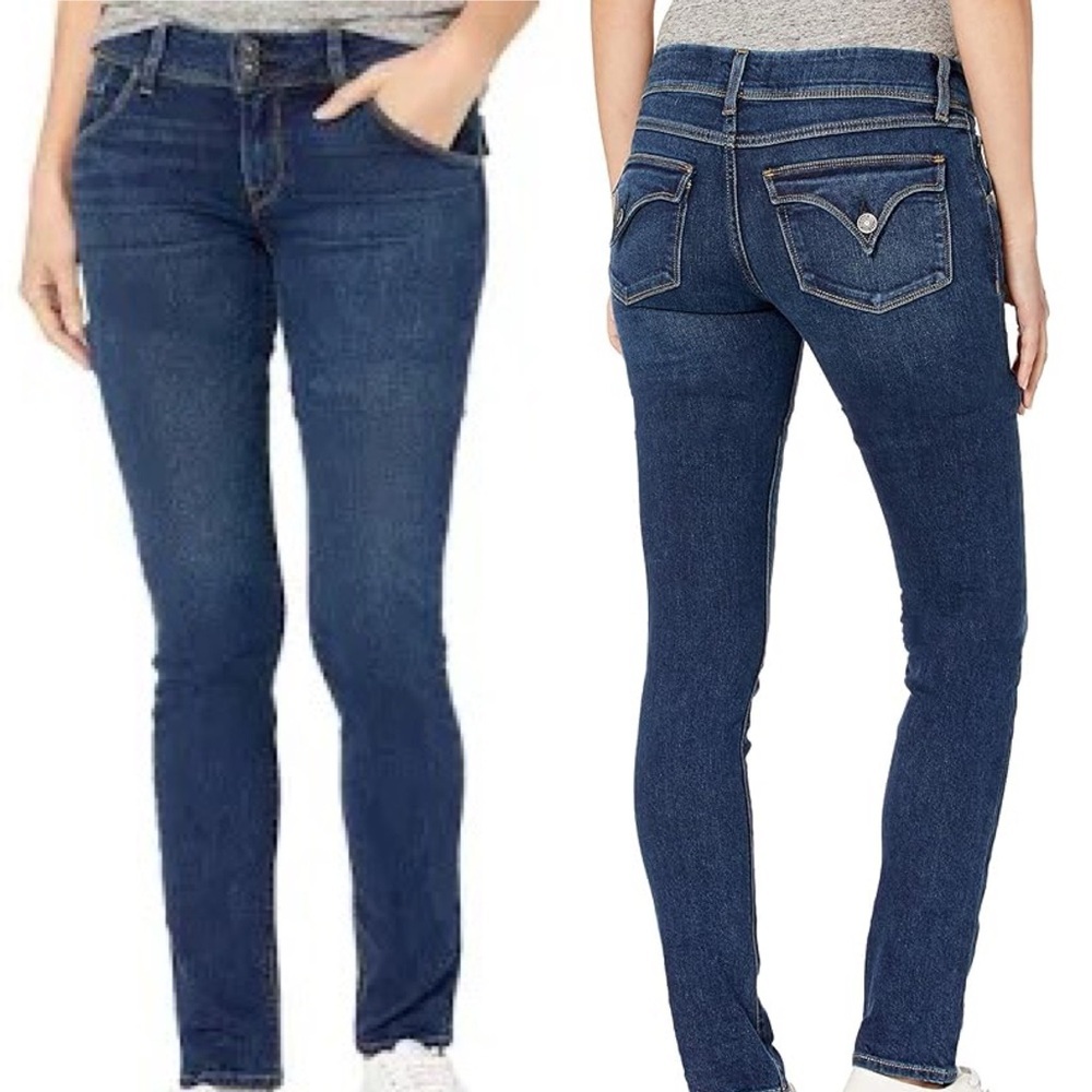 Hudson Collin Flap Skinny Jeans with Fold Over Back Pocket Size 29